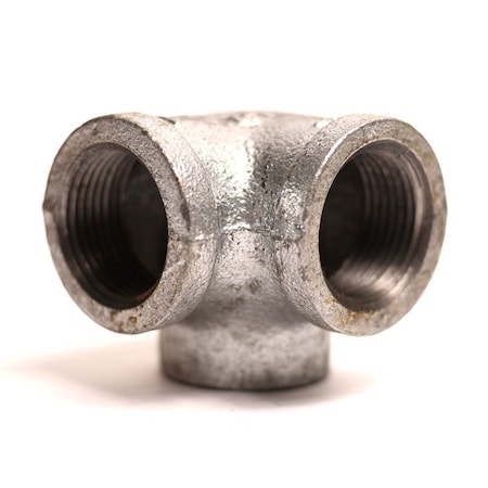 Thrifco Plumbing 1 Inch Galvanized Steel Side Outlet Elbow 5217058